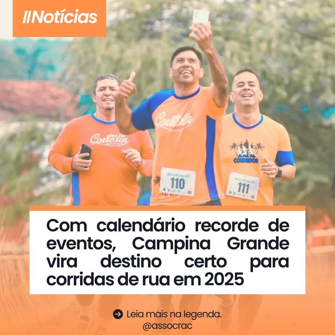 Campina Grande vive expansão histórica nas corridas de rua e se consolida como referência no cenário esportivo nordestino